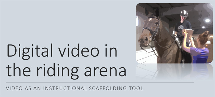 Digital Video in the Riding Arena